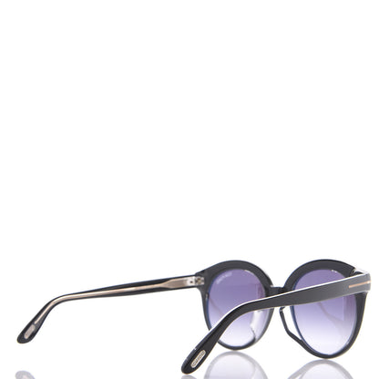 Tom Ford Monica Round Sunglasses TF429 Black 2 of 7