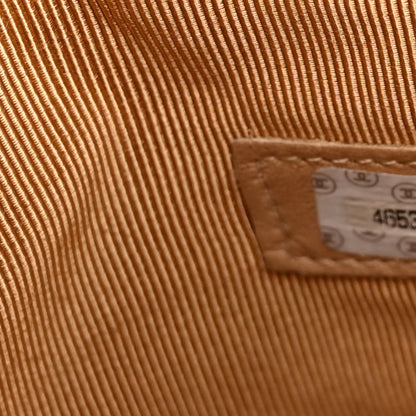 Chanel Caviar Logo Shoulder Bag Beige 7 of 13