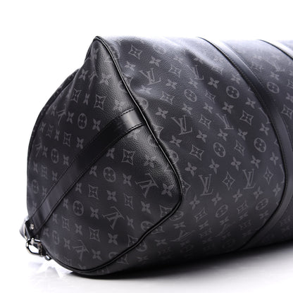 Louis Vuitton Monogram Eclipse Keepall Bandouliere 55 5 of 9