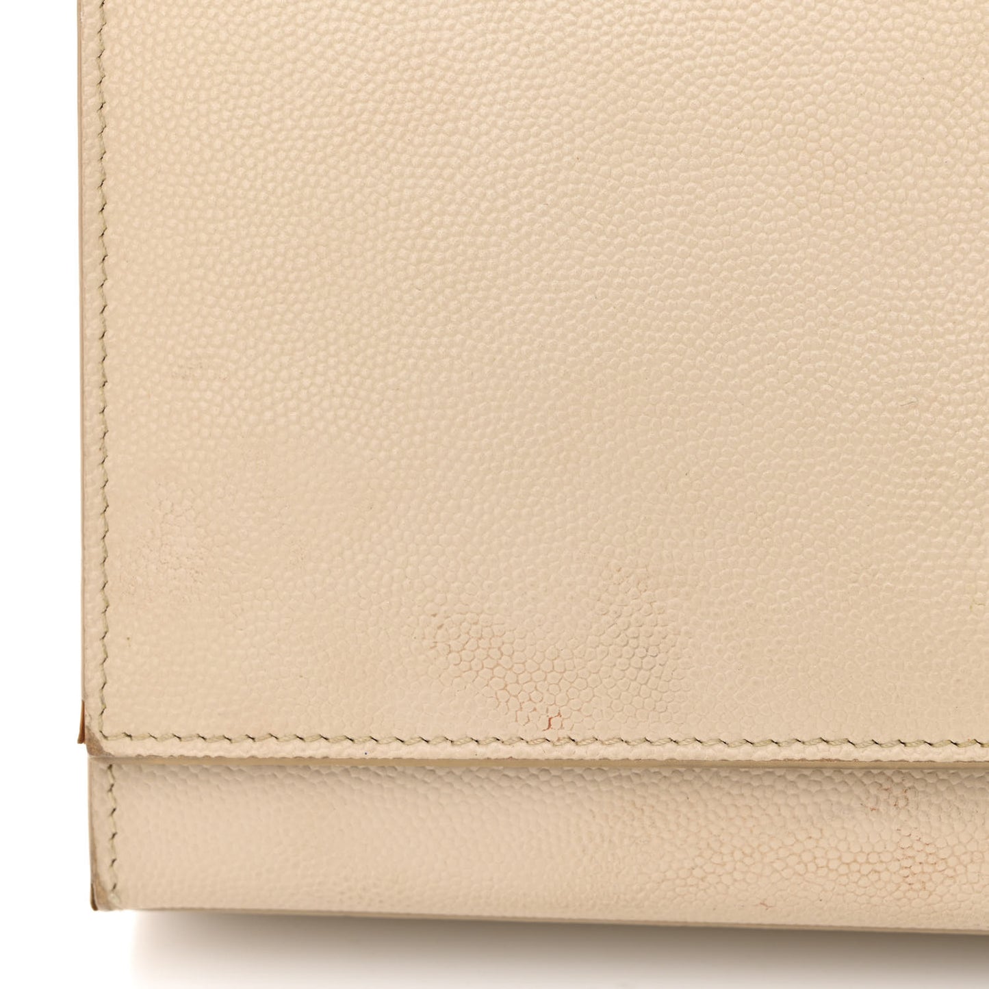 Grain De Poudre Medium Classic Monogram Kate Satchel Sable Beige