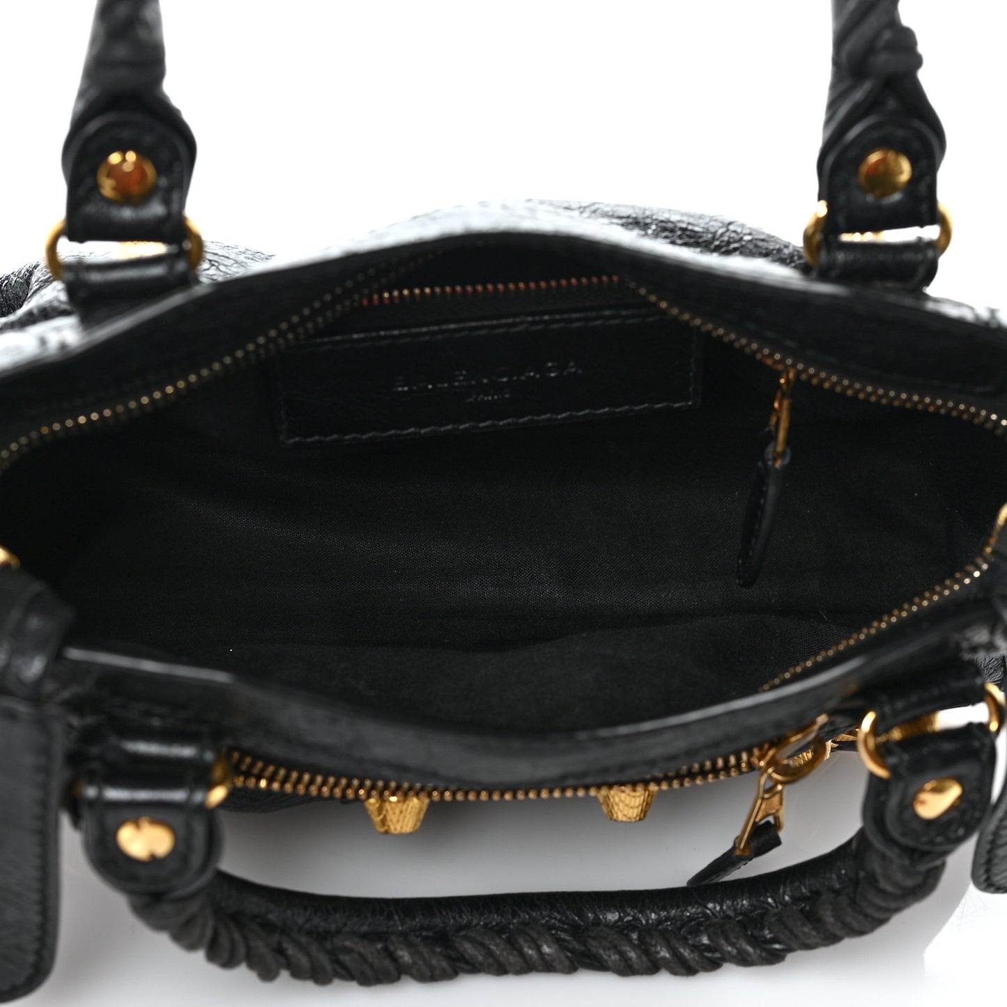 Agneau Giant 12 Gold Hardware Mini City Black