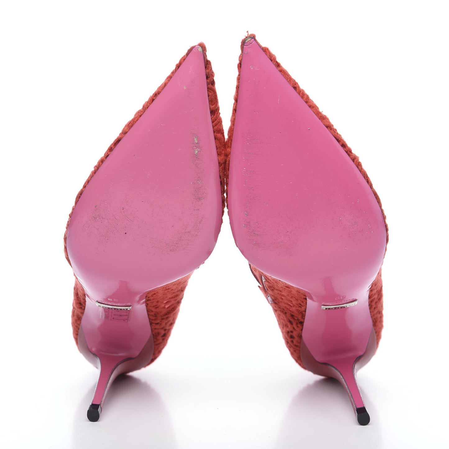 Lace Pizzo Venice Pumps 39 Hibiscus Red