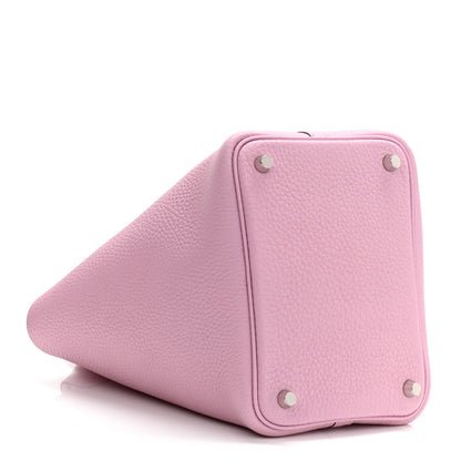 Hermes Taurillon Clemence Picotin Lock 18 PM Mauve Sylvestre 4 of 11