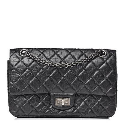 Chanel Aged Calfskin Quilted 2.55 Reissue 225 Flap Black 1 of 10