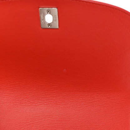 Chanel Calfskin Stitched Small Ring My Bag Flap Crossbody Red 12 of 15