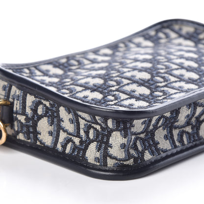 Christian Dior Oblique Diorquake Clutch Blue 7 of 8