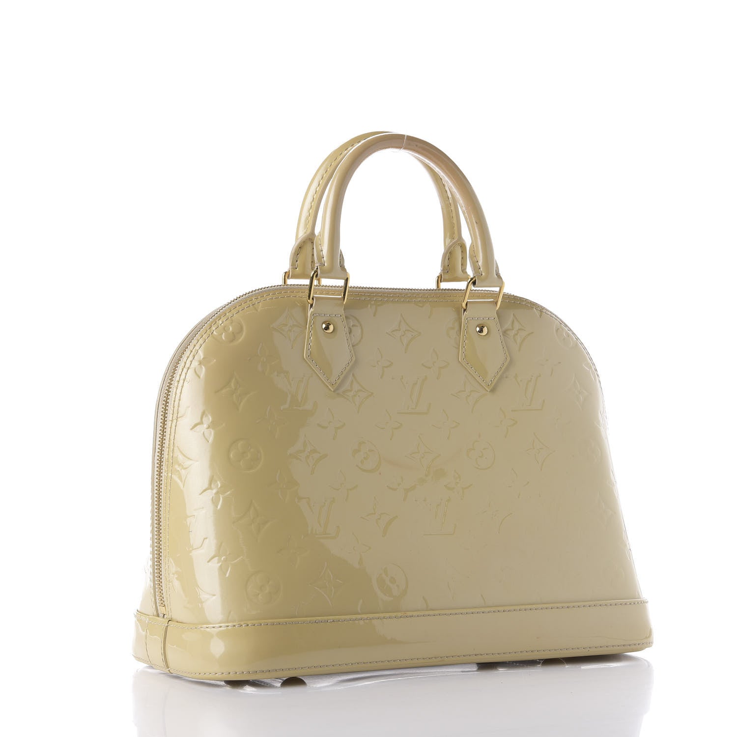 Louis Vuitton Vernis Alma PM Blanc Corail 2 of 10