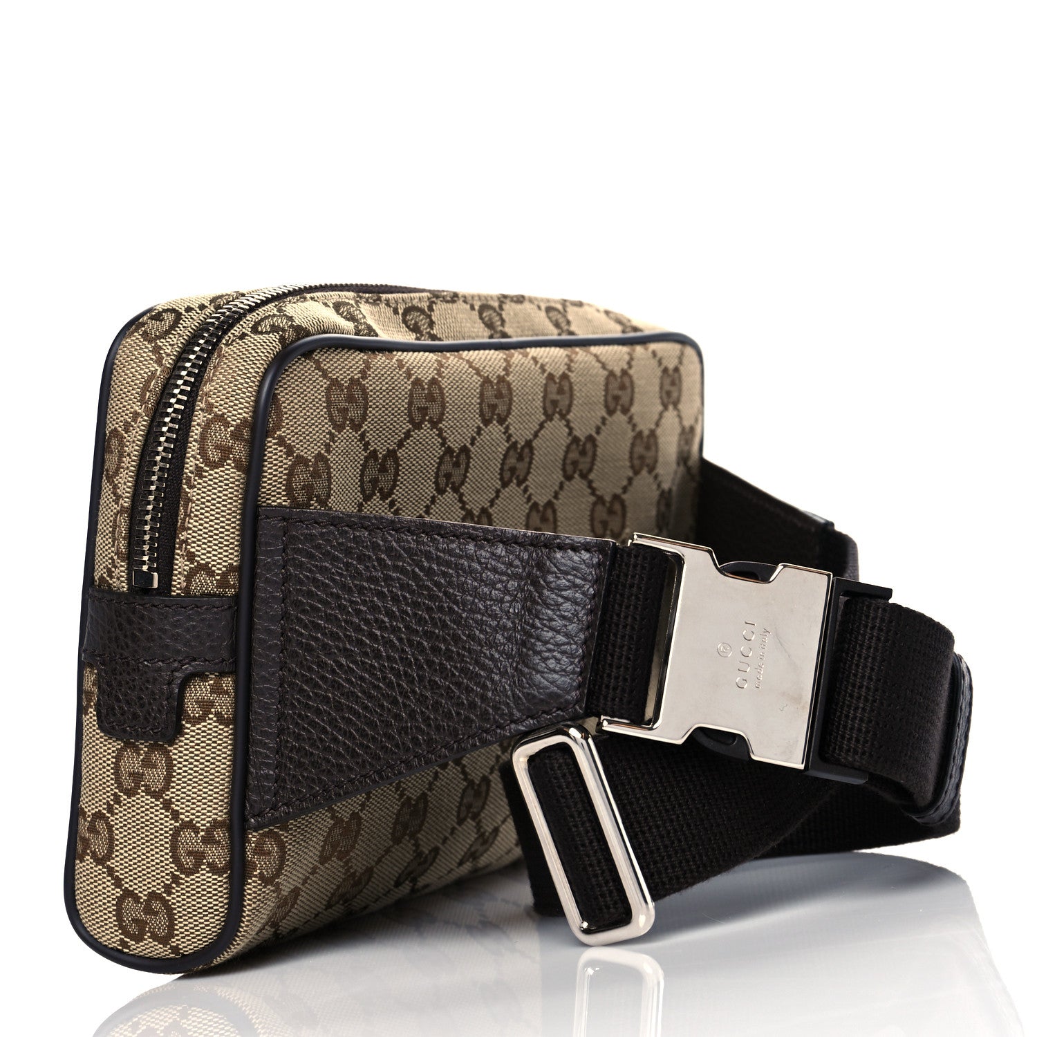 Gucci Monogram Belt Bag Dark Brown 3 of 11