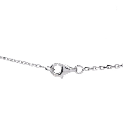Chanel 18K White Gold Diamond Black Onyx Camelia Sculpte Pendant Necklace 5 of 5