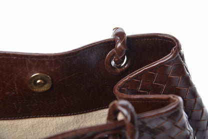 Bottega Veneta Nappa Intrecciato Woven Tote Ebano 11 of 24