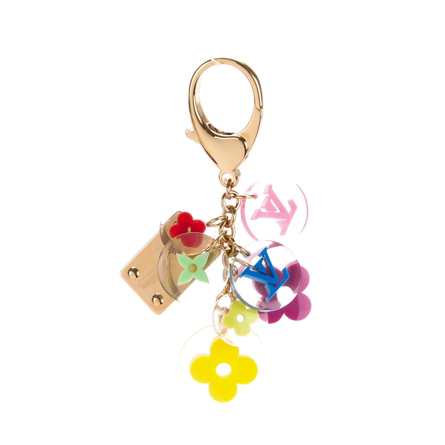 Louis Vuitton Resin Candy Fleurs Bag Charm Multicolor 1 of 4