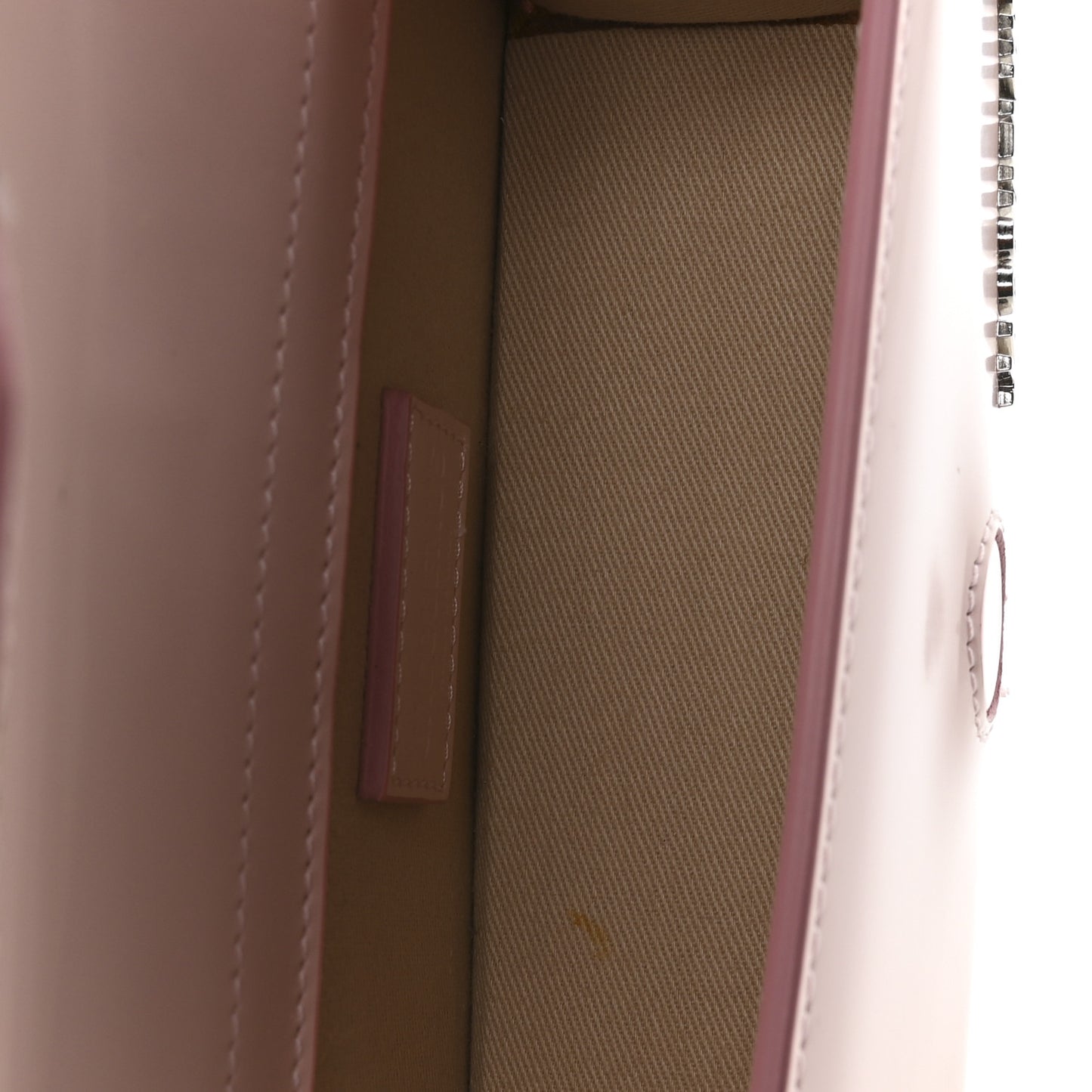 Glazed Calfskin Le Bambino Pale Pink