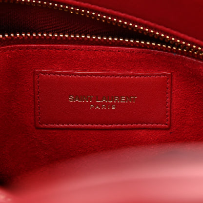 Saint Laurent Calfskin Small Sac De Jour Lipstick Red 7 of 12