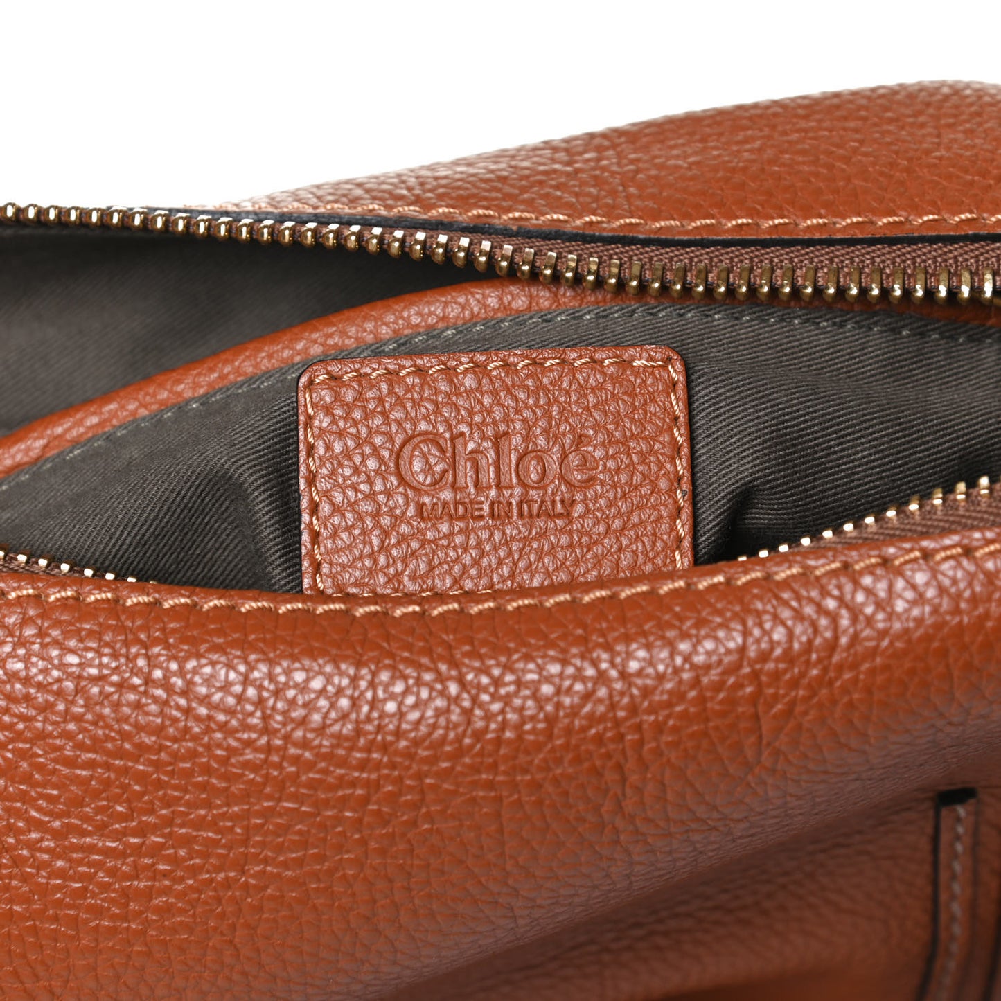 Calfskin Medium Marcie Satchel Tan