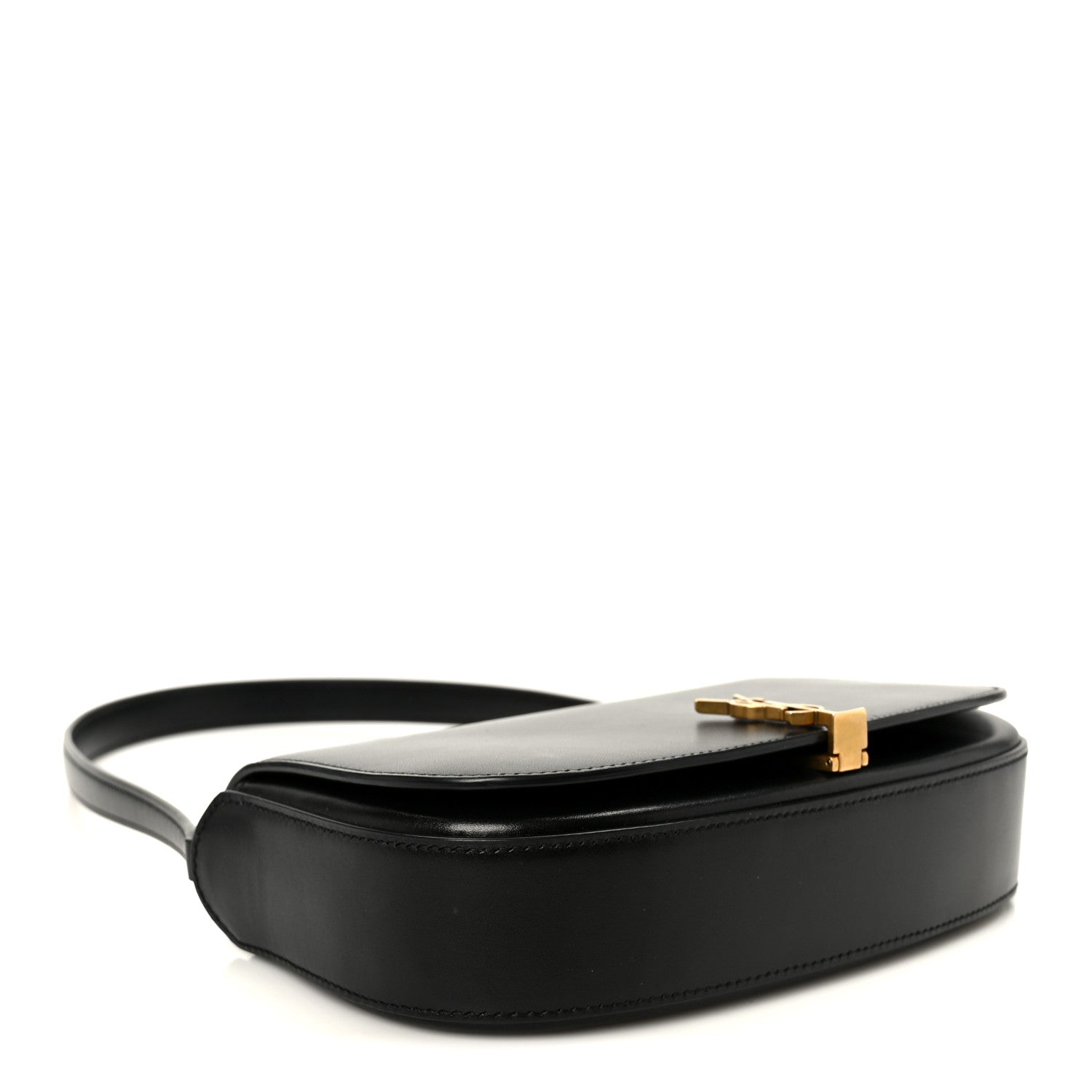 Saint Laurent Box Calfskin Mini Voltaire Shoulder Bag Black 3 of 11
