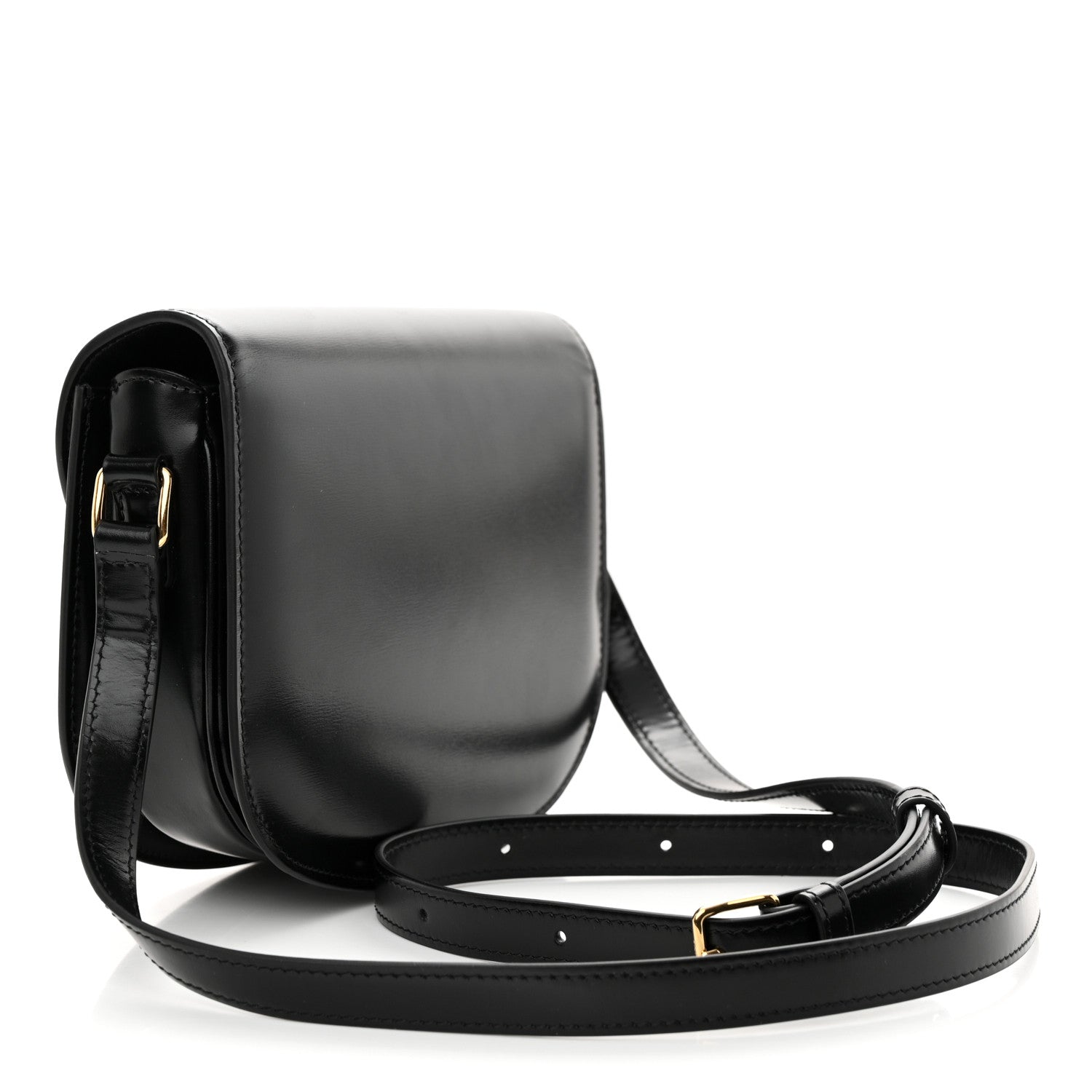 Celine Shiny Calfskin Teen Besace Black 3 of 11