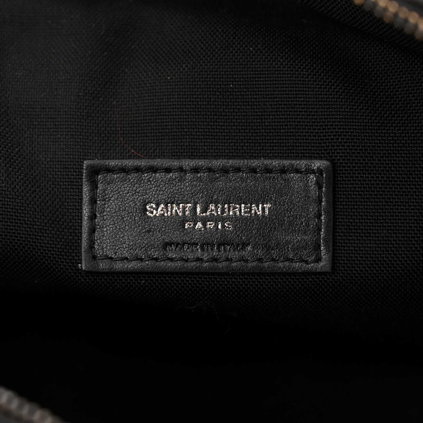 Lambskin Logo Ripstop Body Belt Bag Black