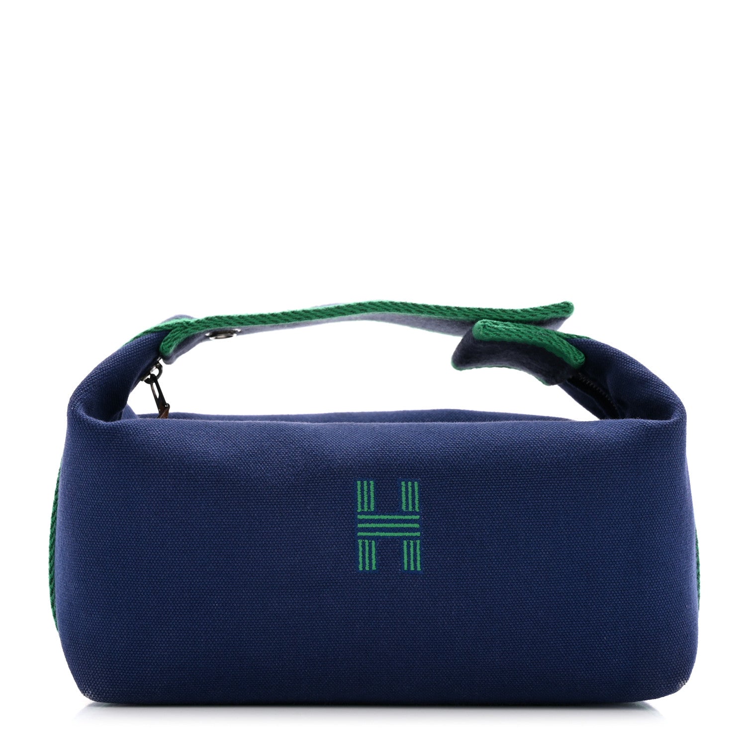 Hermes Canvas Small Bride-A-Brac Pouch Marine 1 of 15