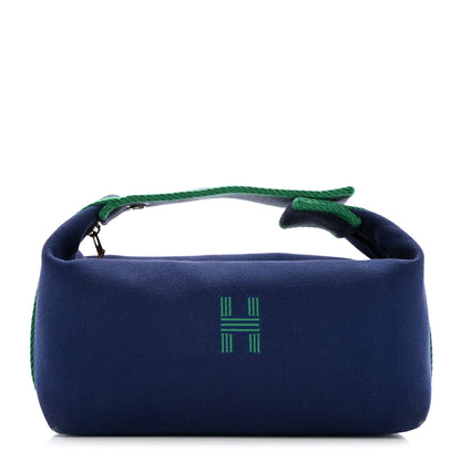 Hermes Canvas Small Bride-A-Brac Pouch Marine 1 of 15