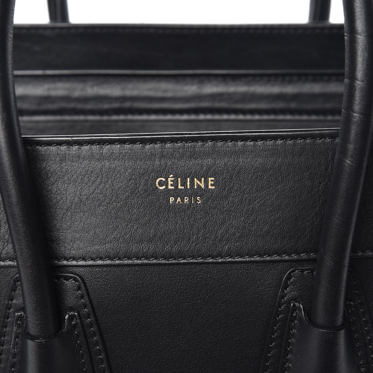 Smooth Calfskin Micro Luggage Black