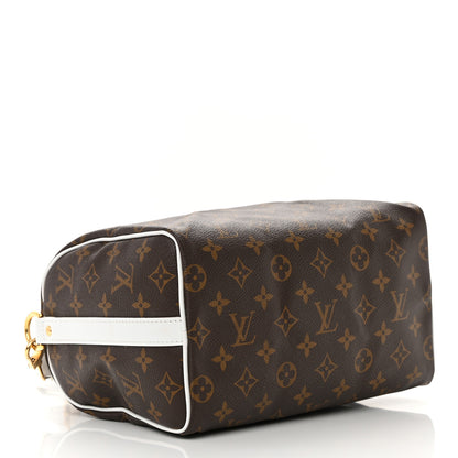 Louis Vuitton Monogram LV Match Speedy Bandouliere 25 White 4 of 13