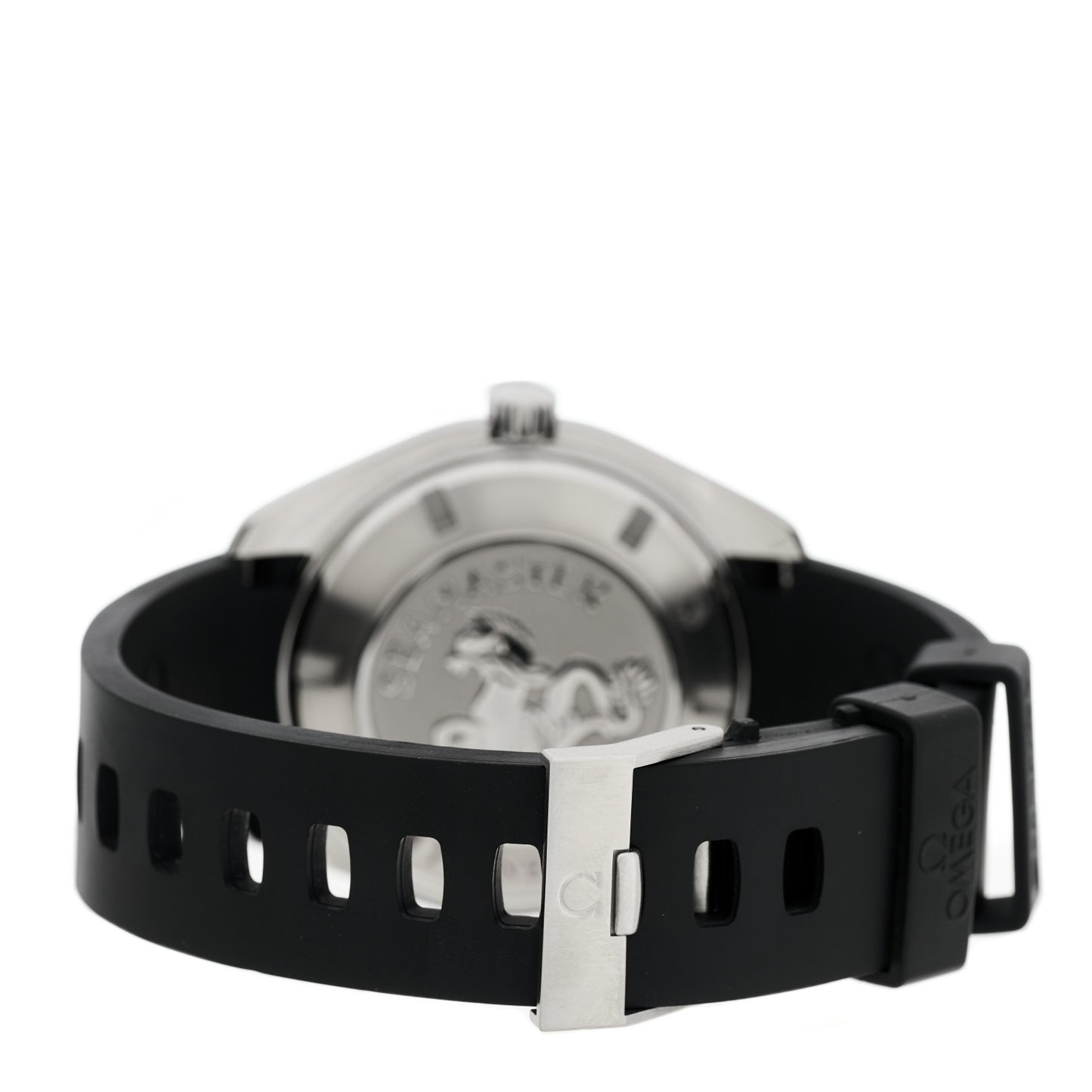 Stainless Steel Rubber 43mm Seamaster Planet Ocean Co-Axial Automatic Watch Black 2200.51.00