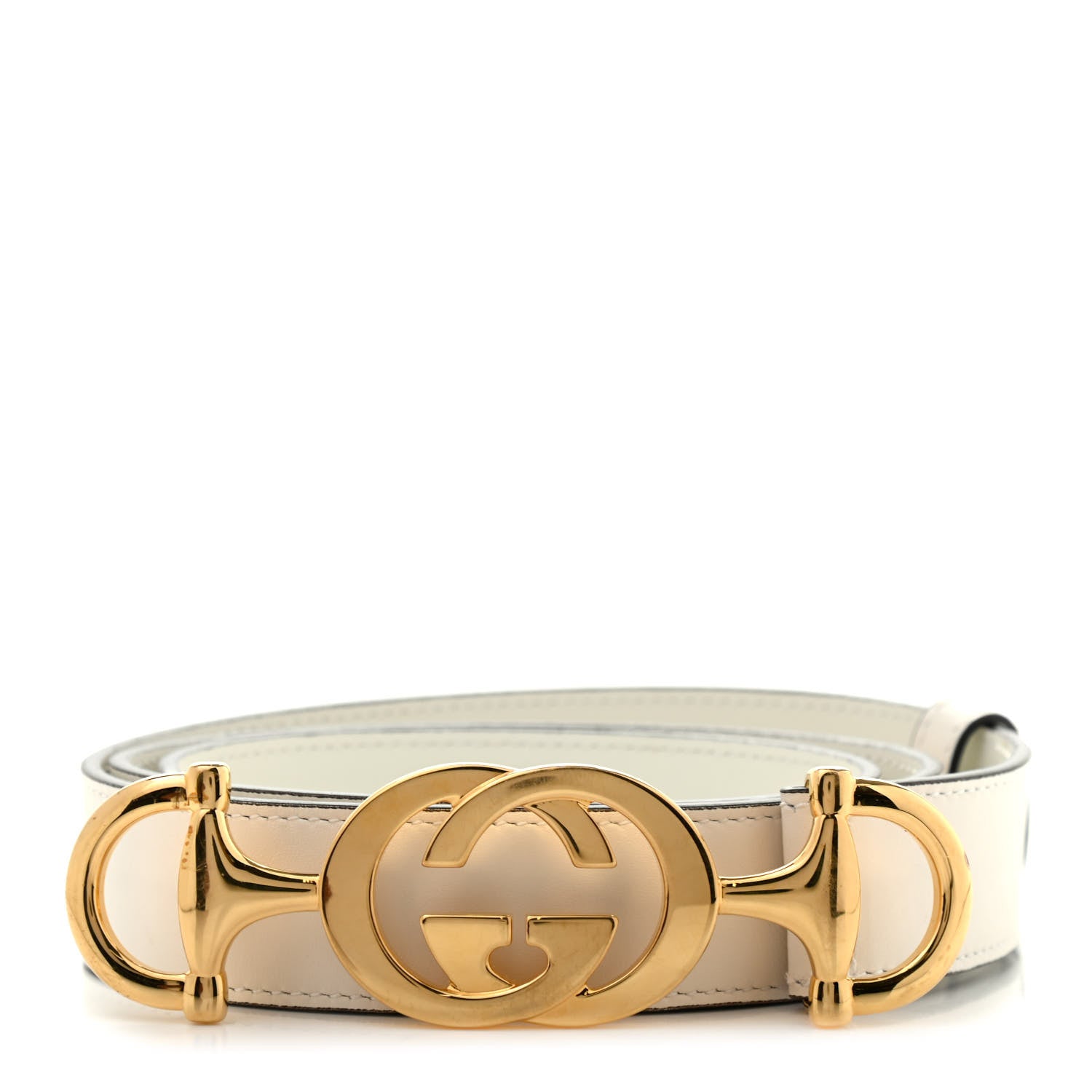 Gucci Moon Calfskin Zumi 30mm Belt 85 34 Off White 1 of 6