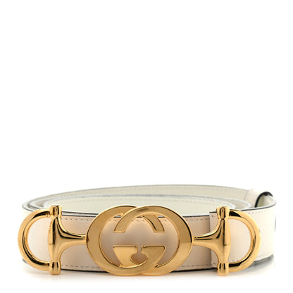 Gucci Moon Calfskin Zumi 30mm Belt 85 34 Off White 1 of 6