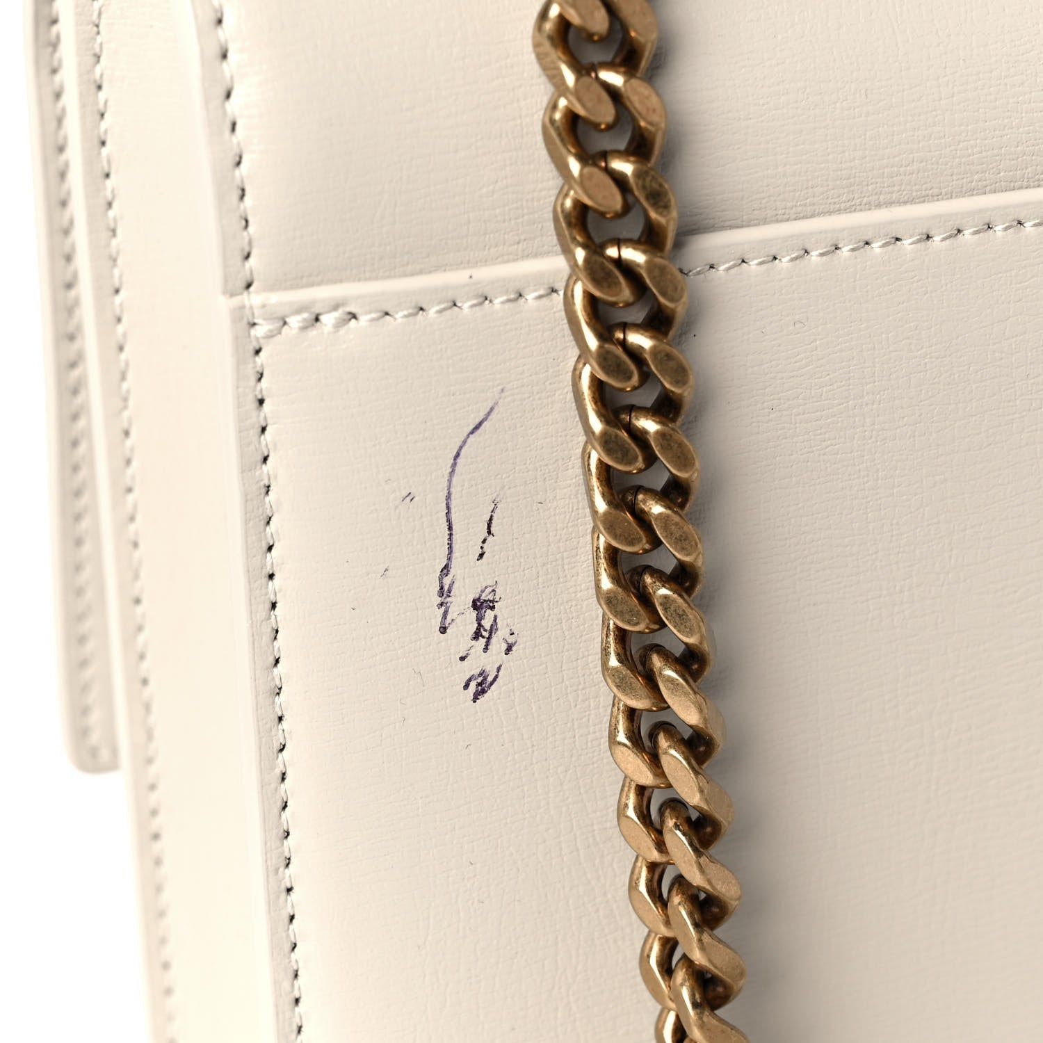 Saint Laurent Calfskin Medium Monogram Sunset Crema Soft 11 of 14