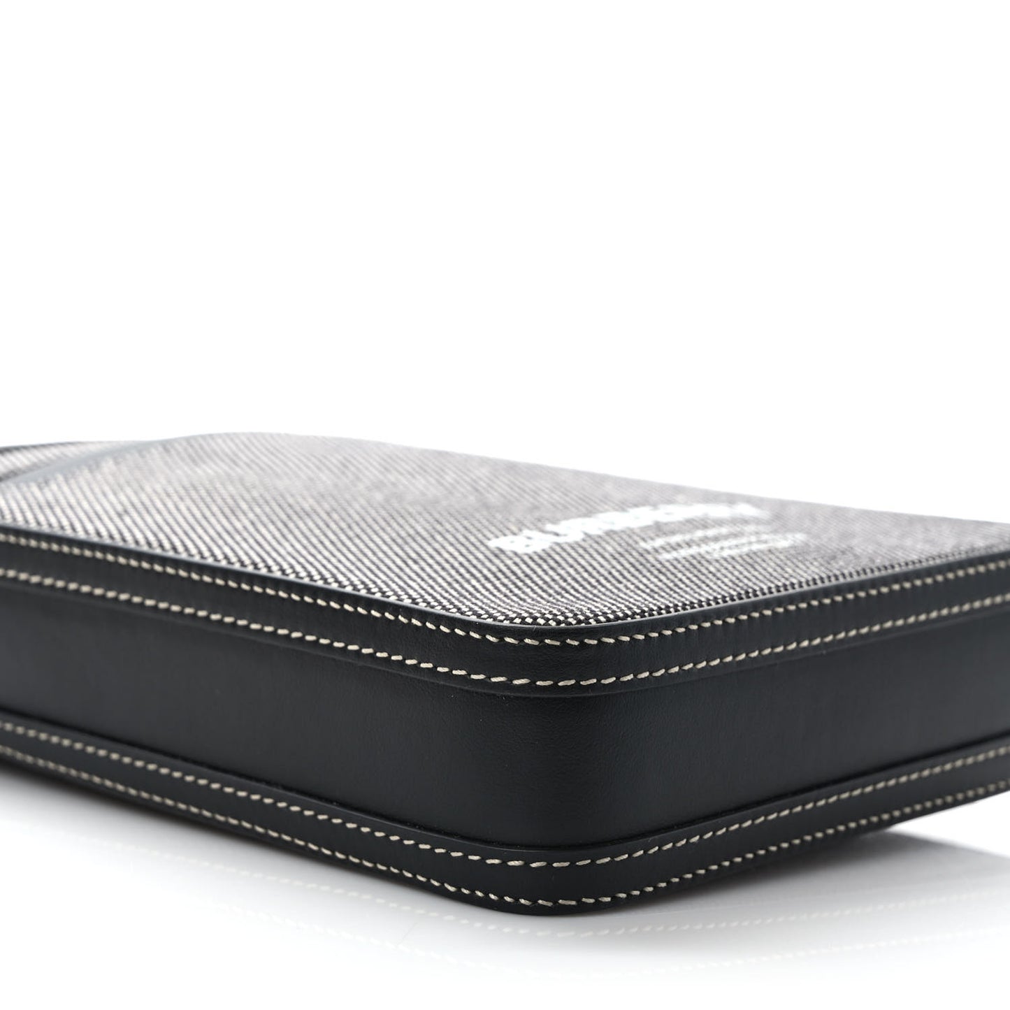 Canvas Horseferry Print Olympia Crossbody Black