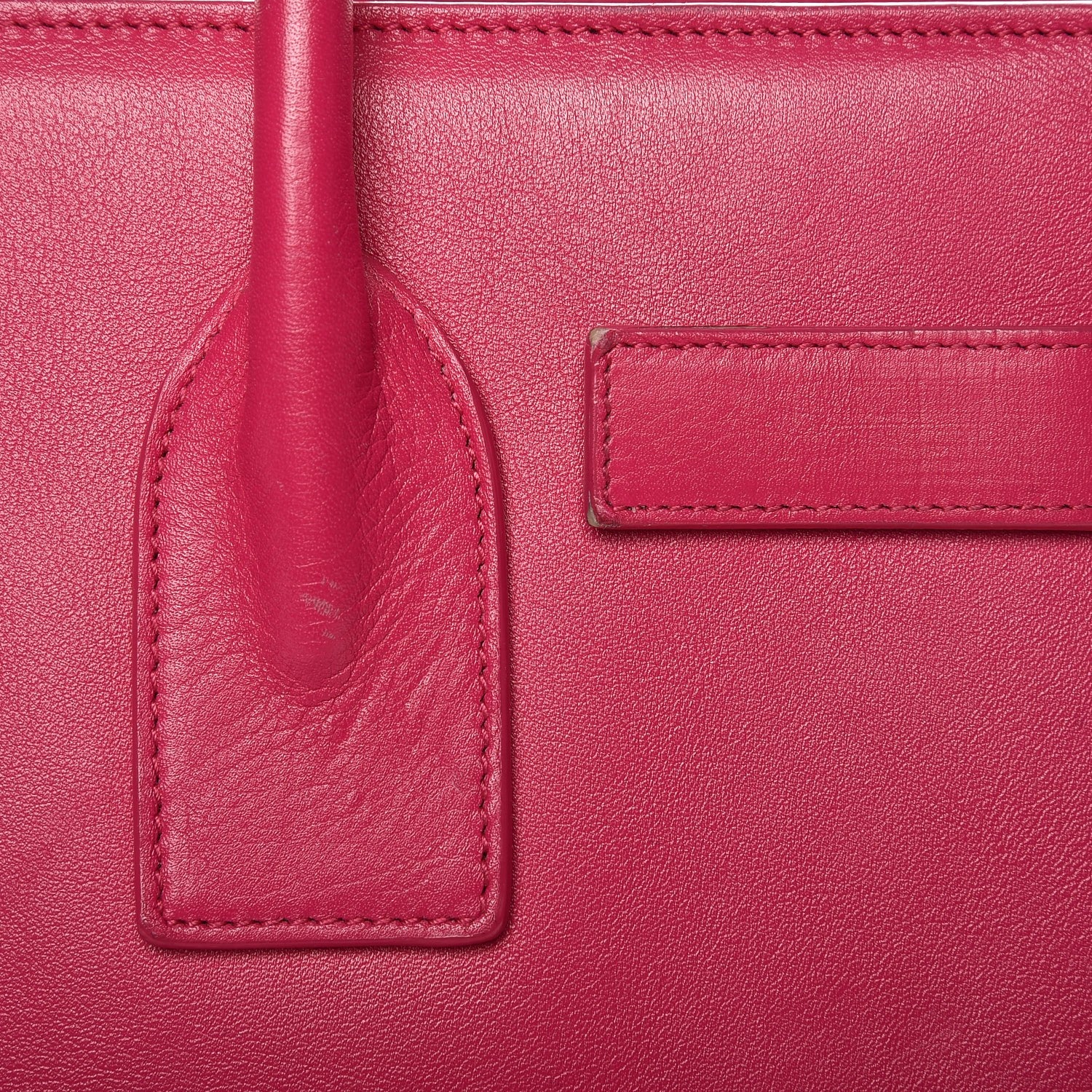 Saint Laurent Calfskin Small Sac De Jour Bubblegum 13 of 23