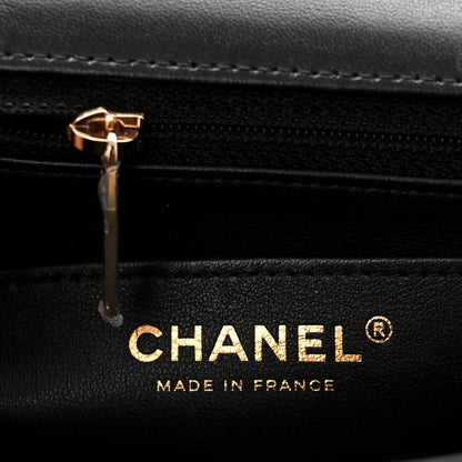 Chanel Lambskin Quilted Mini Rectangular Flap Black 6 of 11