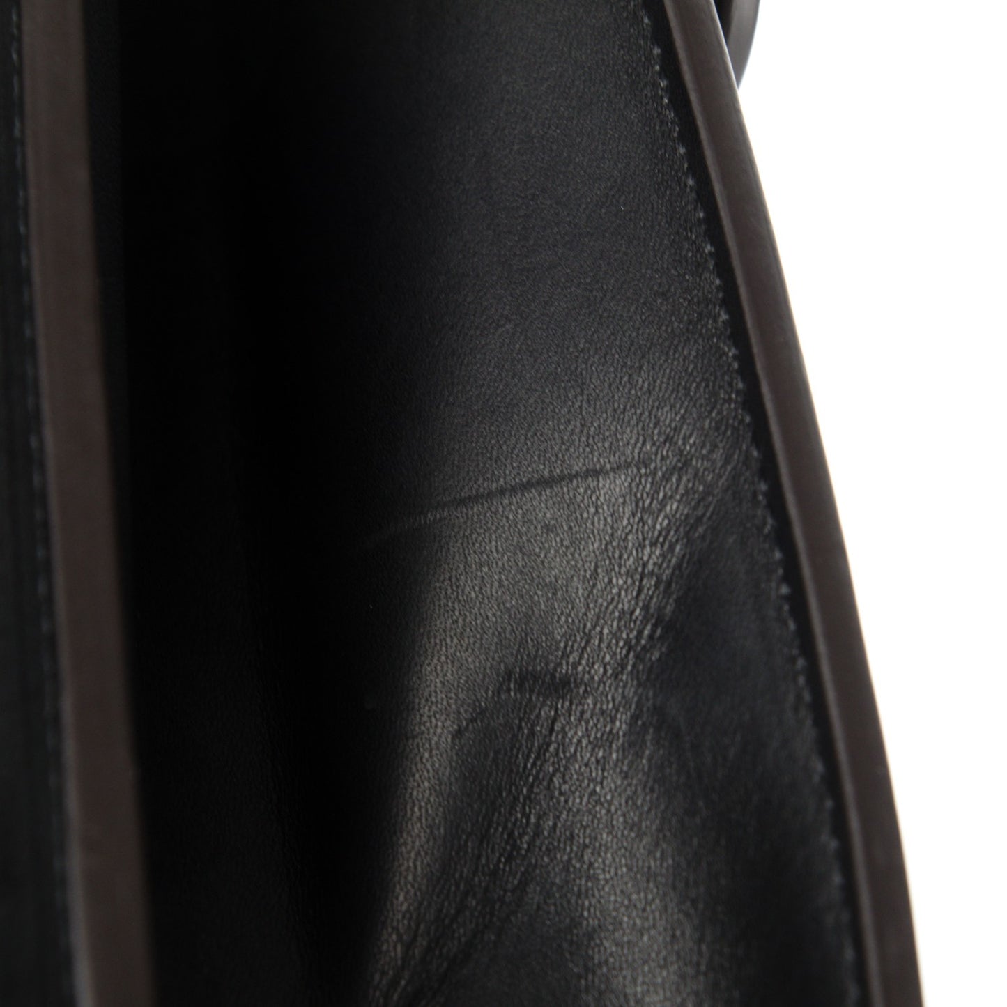 Natural Calfskin Medium Symmetrical Bag Black
