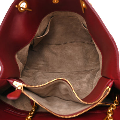 Bottega Veneta Nappa Intrecciato Medium Classic Chain Strap Tote Bordeaux 5 of 10