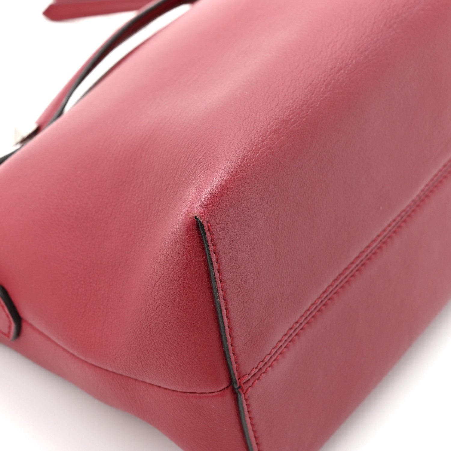 Fendi Vitello Dolce Marmol Medium By The Way Boston Bag Ciliegia 13 of 15
