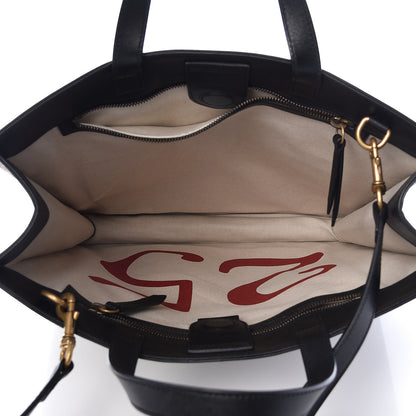 Gucci GG Supreme Monogram L'Aveugle Par Amour Print Vertical Tote Black 5 of 12