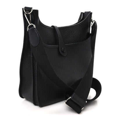 Hermes Taurillon Clemence Evelyne III PM Black 3 of 11