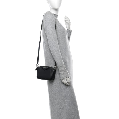 Givenchy Sugar Goatskin Nano Antigona Black 2 of 11