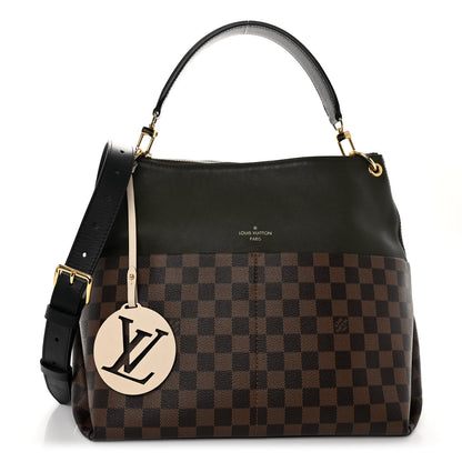 Louis Vuitton Damier Ebene Calfskin Maida Khaki 1 of 9