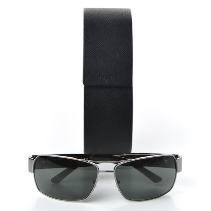 Prada Acetate Aviator Sunglasses SPR 66O Black 7 of 7