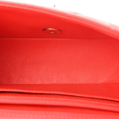 Chanel Lambskin Quilted Mini Rectangular Flap Red 5 of 10