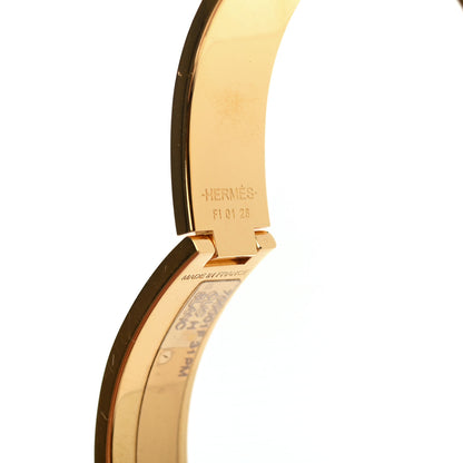 Hermes Enamel Narrow Clic Clac H Bracelet PM White 5 of 8