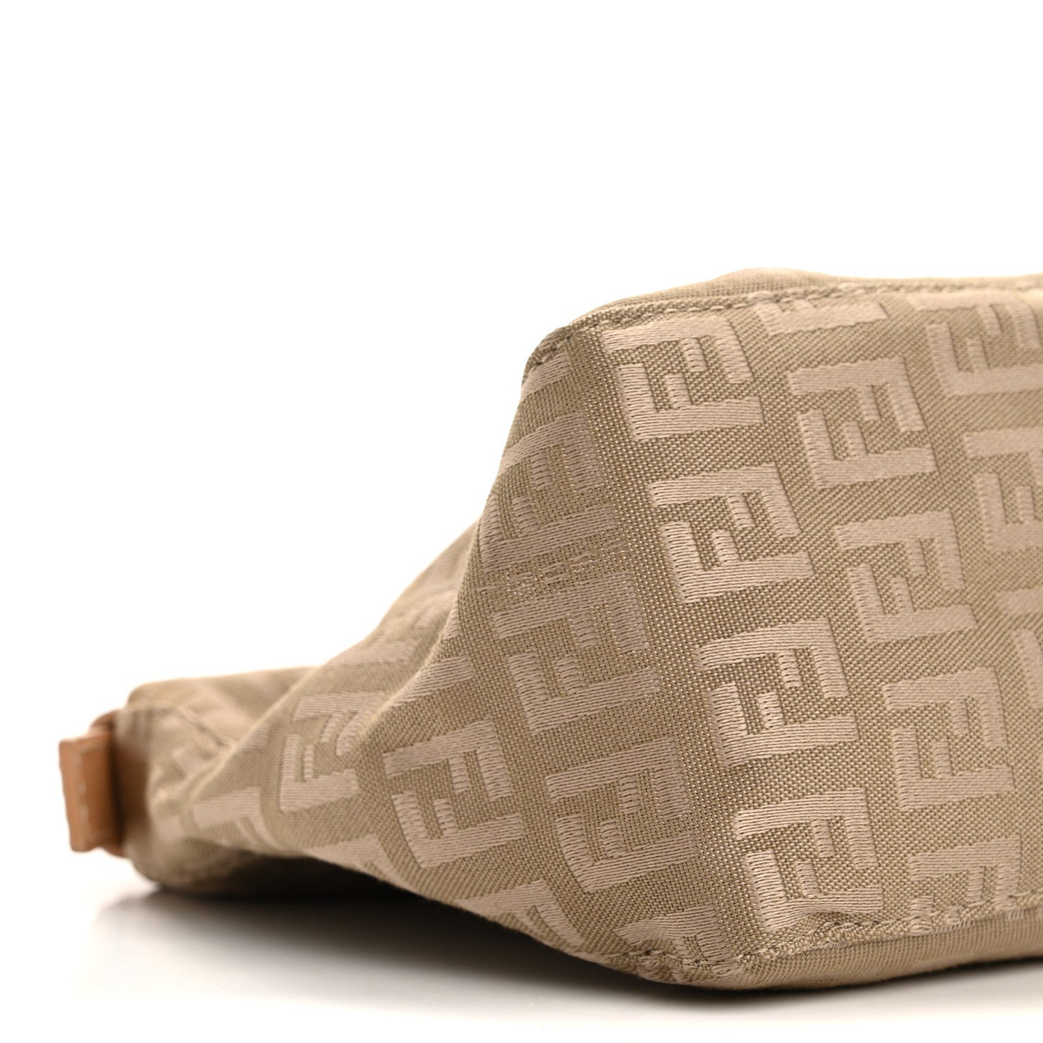 Fendi Zucchino Mini Pochette Beige Naturale 9 of 10