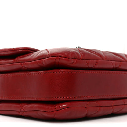 Chanel Lambskin Quilted Mini Chanel 3 Flap Red 9 of 10