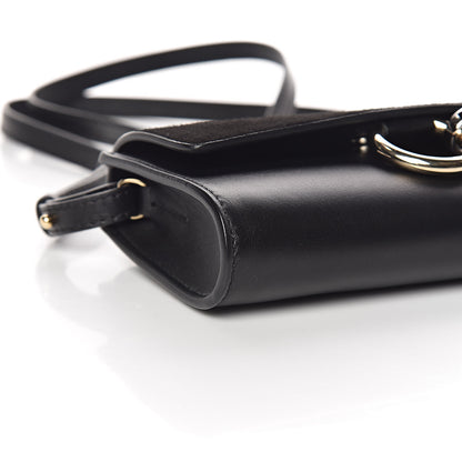 Chloe Suede Calfskin Mini Faye Shoulder Bag Black 8 of 10
