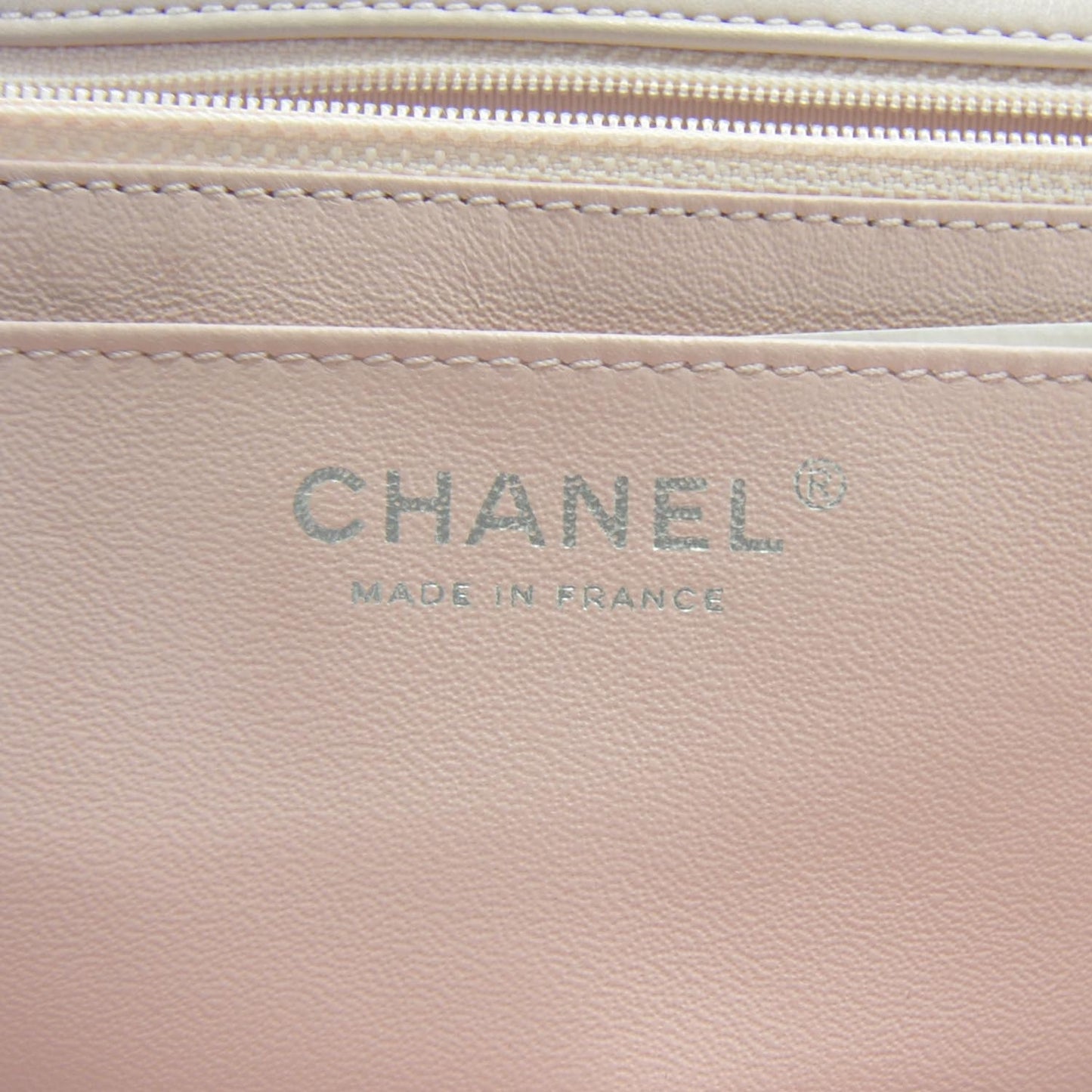 Lambskin Quilted Jumbo Flap Light Pink SHW