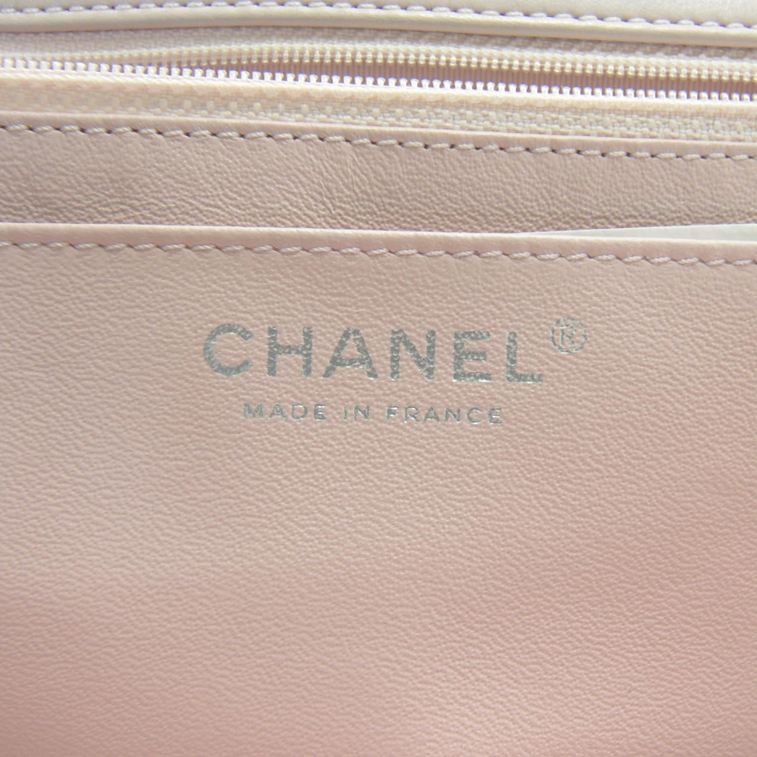 Chanel Lambskin Quilted Jumbo Flap Light Pink SHW 8 of 12