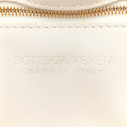 Bottega Veneta Paper Calfskin Maxi Intreccio Padded Cassette Crossbody Bag White 6 of 13