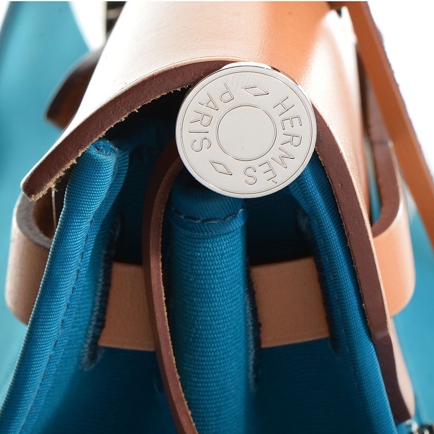 Hermes Toile Herbag Zip PM 31 Bleu Izmir 13 of 17
