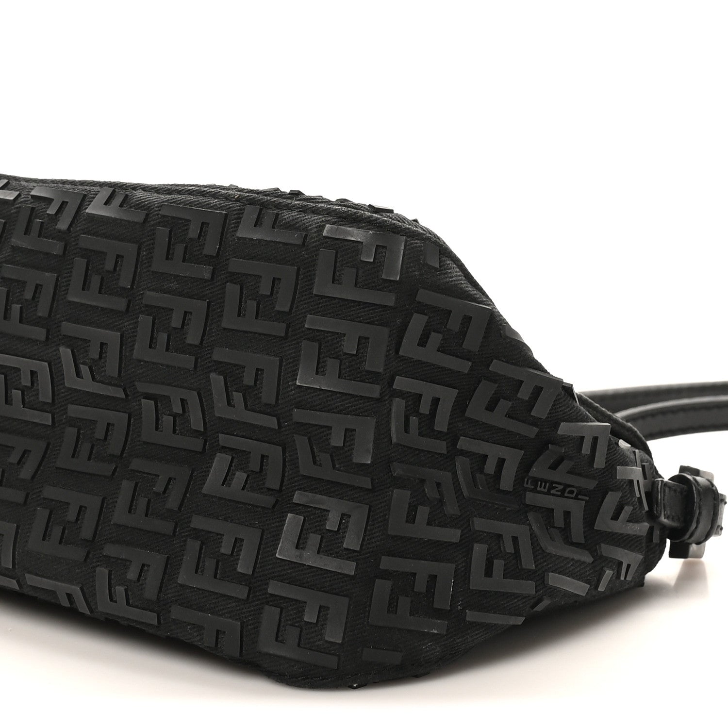 Fendi Zucchino Embellished Mini Mama Baguette Black 10 of 10